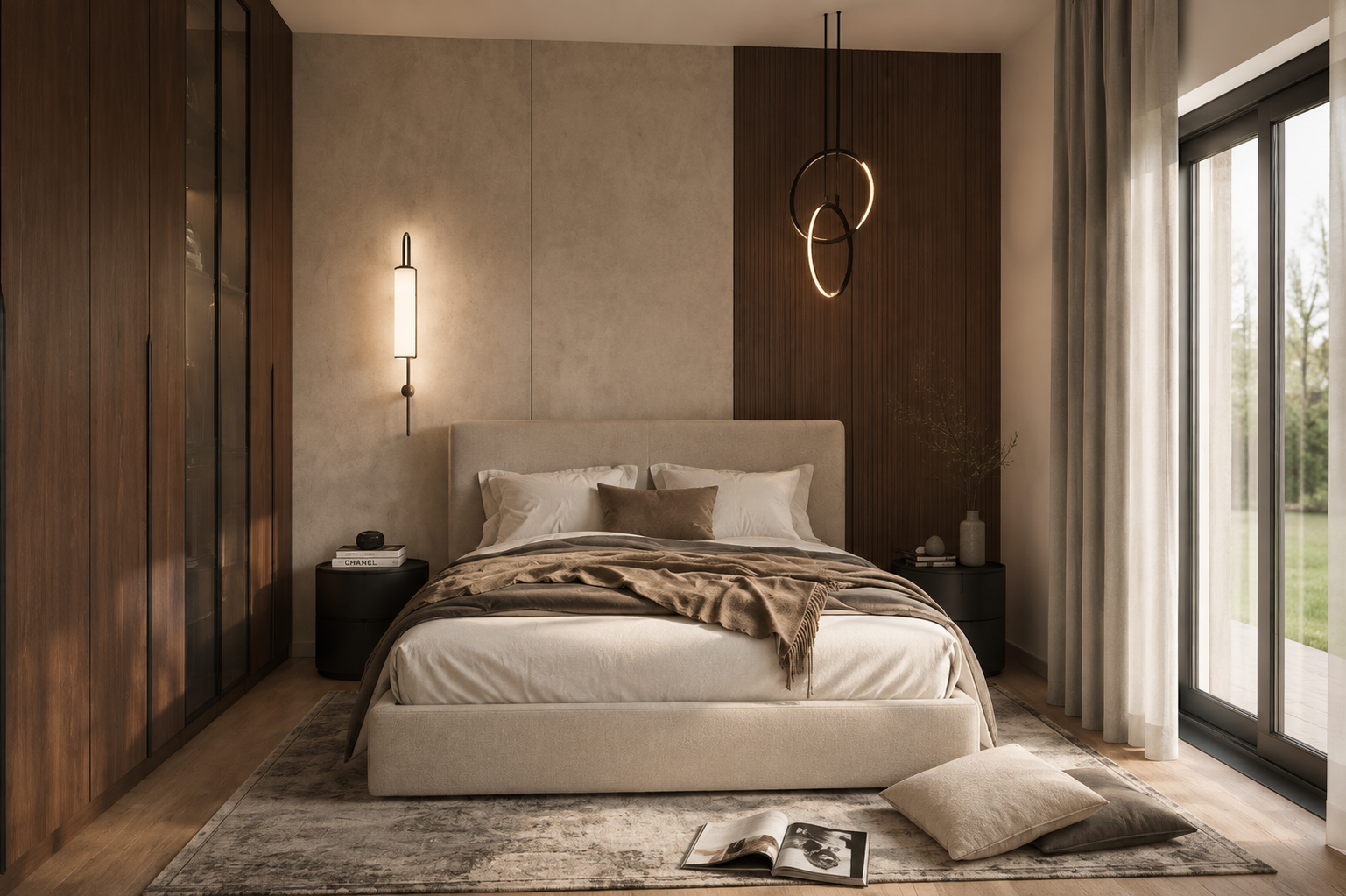 Hlavní ložnice se šatnou